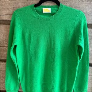 For Future 100% Cashmere Green Sweater